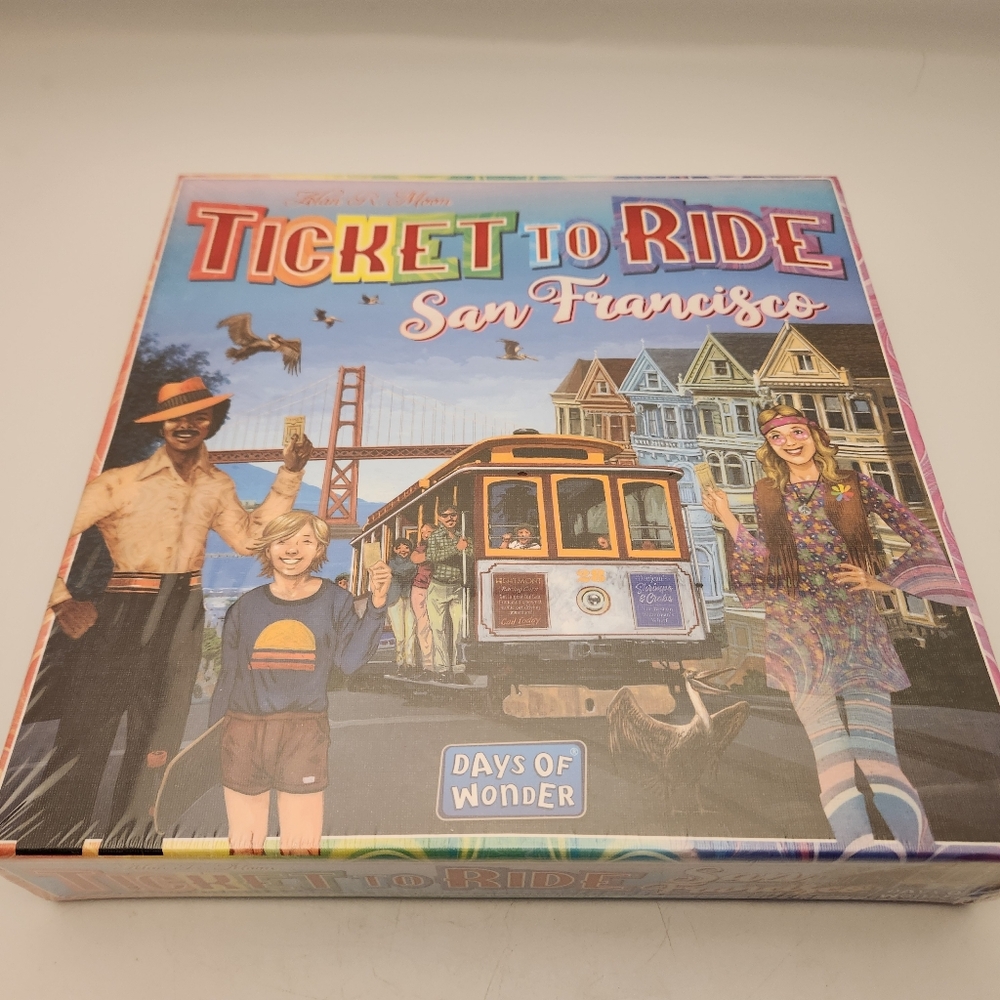 Days of Wonder Ticket To Ride San Francisco Board Game Ages 8  2-4 Players NEW!
